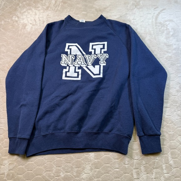 Soffe Other - VTG Navy Sweatshirt Mens Sz XL Blue Pullover Soffe Sweats Made in USA